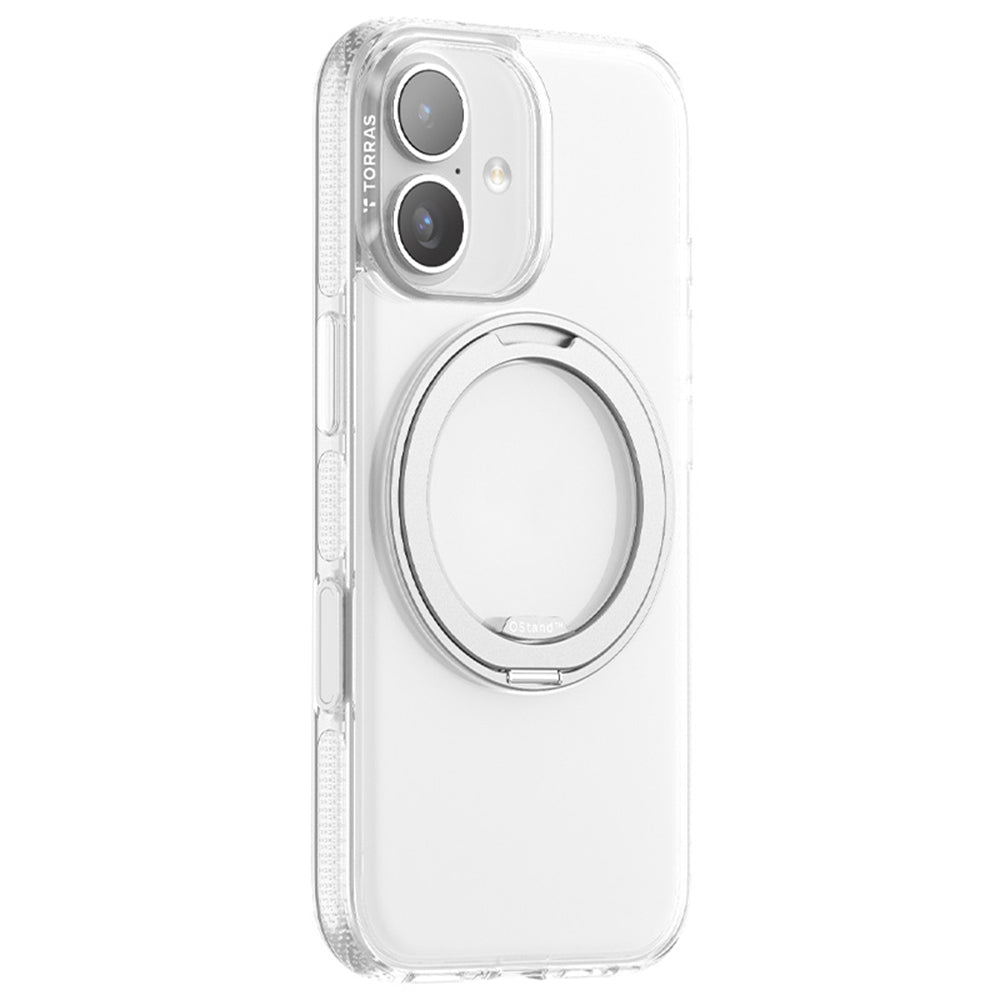 Husa MagSafe za Apple iPhone 17, Torras, Ostand R Fitness, Transparentna