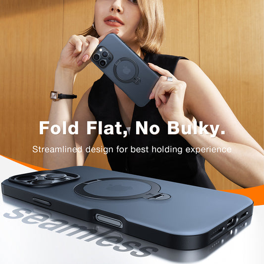 Futrola MagSafe za Apple iPhone 17, Torras, Ostand Spin, Transparenta