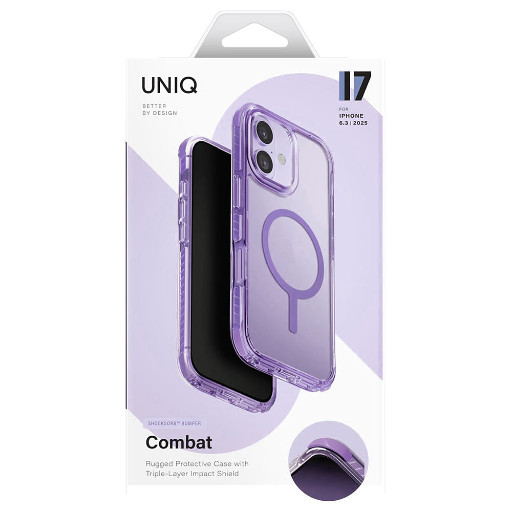 Futrola MagSafe za Apple iPhone 17, UNIQ, Combat MagClick, Crna