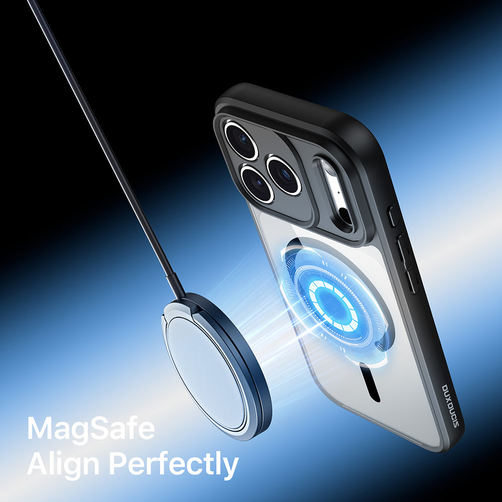 MagSafe maska za Apple iPhone 18 Pro / 17 Pro, DUX DUCIS, Aimo, crna