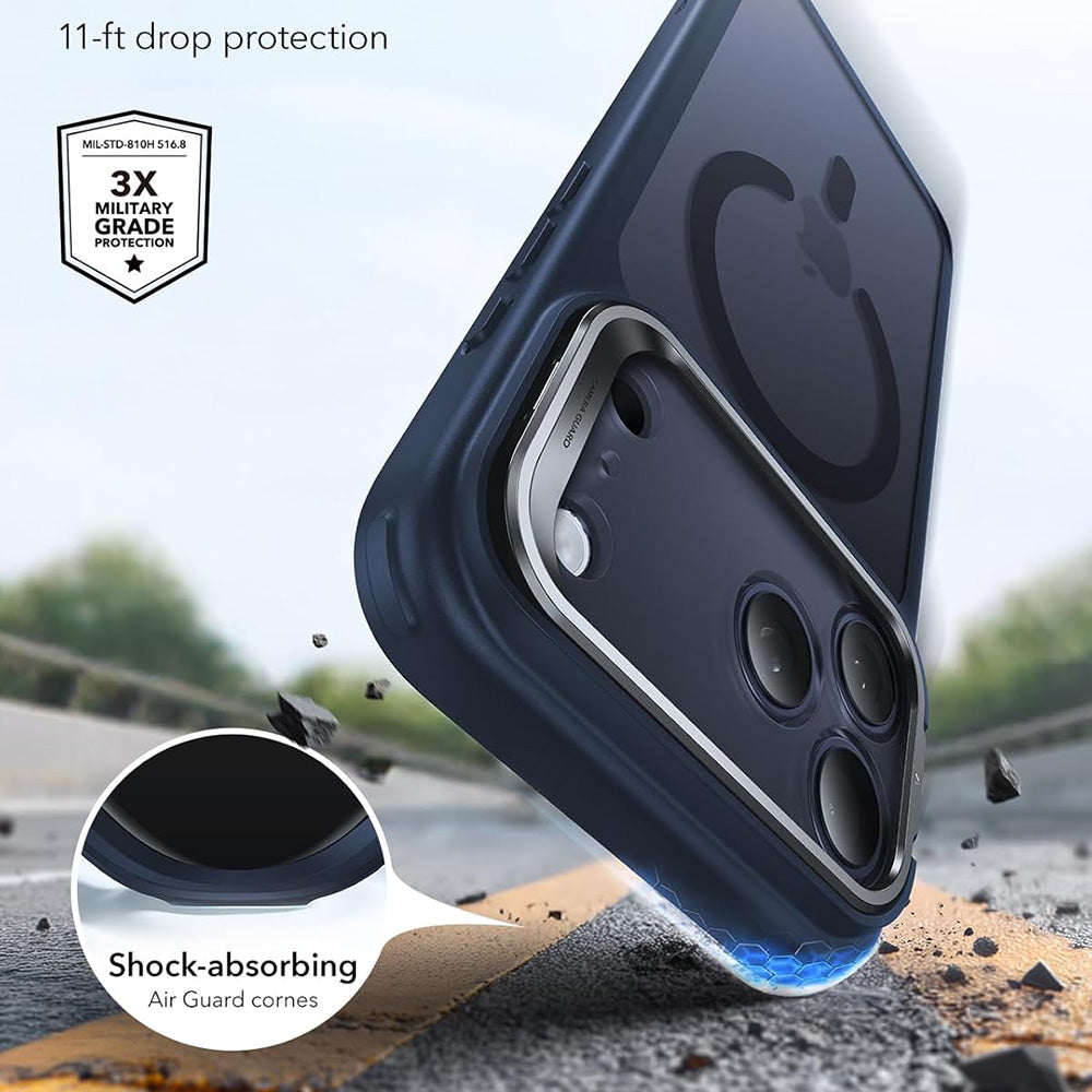 MagSafe futrola za Apple iPhone 18 Pro / 17 Pro, ESR, Classic Hybrid Kickstand, Plava Satenska