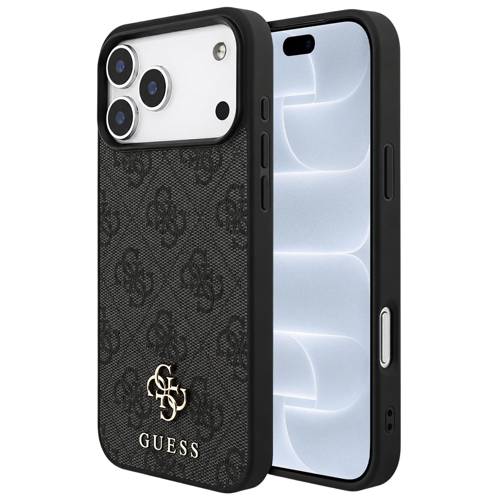 MagSafe futrola za Apple iPhone 18 Pro / 17 Pro, Guess, 4G Small and Classic Logo, Crna