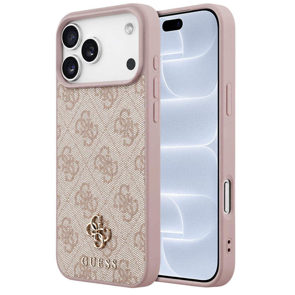 MagSafe futrola za Apple iPhone 18 Pro / 17 Pro, Guess, 4G Small and Classic, Roze