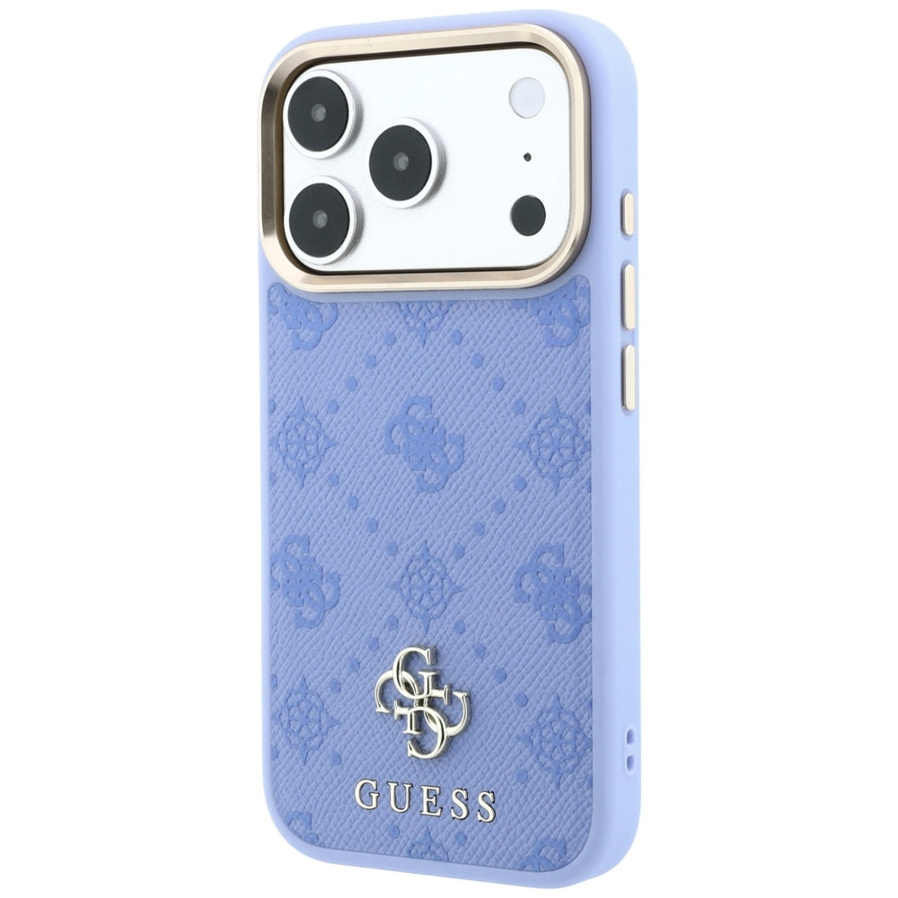 MagSafe futrola za Apple iPhone 18 Pro / 17 Pro, Guess, Peony 4G Small Logo, Plava