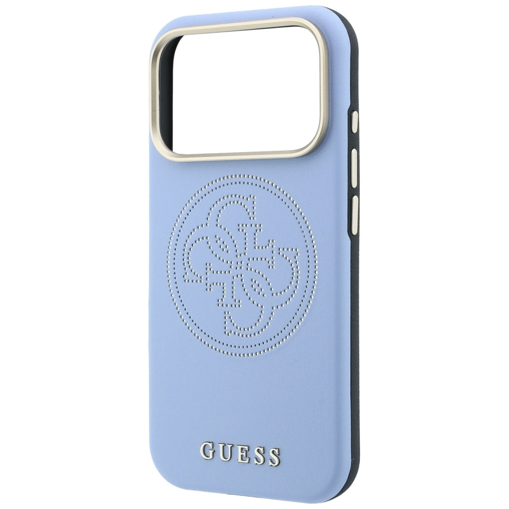 MagSafe futrola za Apple iPhone 18 Pro / 17 Pro, Guess, Perforated 4G, Plava