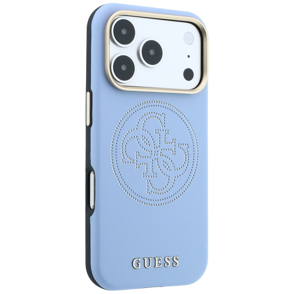 MagSafe futrola za Apple iPhone 18 Pro / 17 Pro, Guess, Perforated 4G, Plava