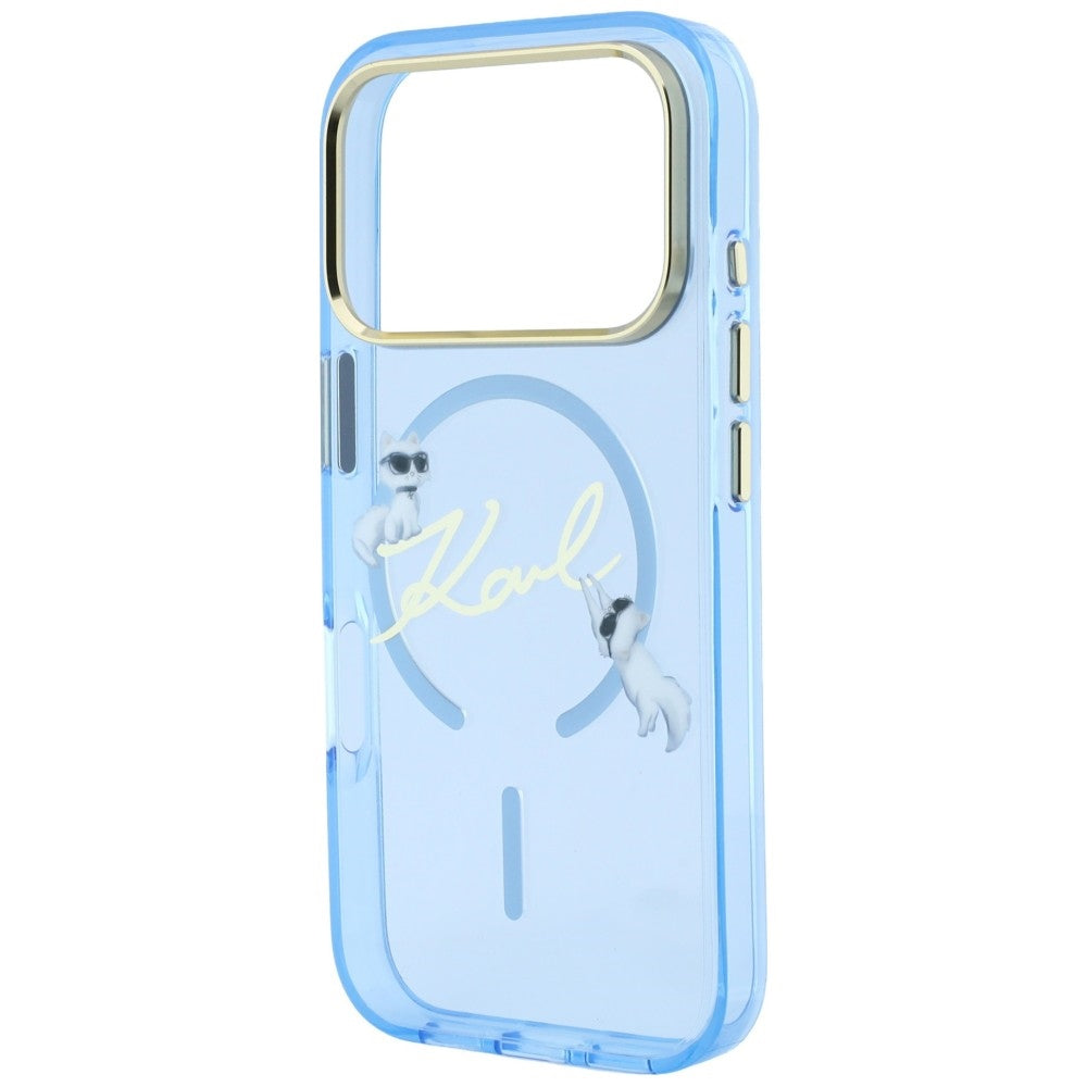 MagSafe futrola za Apple iPhone 18 Pro / 17 Pro, Karl Lagerfeld, IML Karl Script Logo, Plava