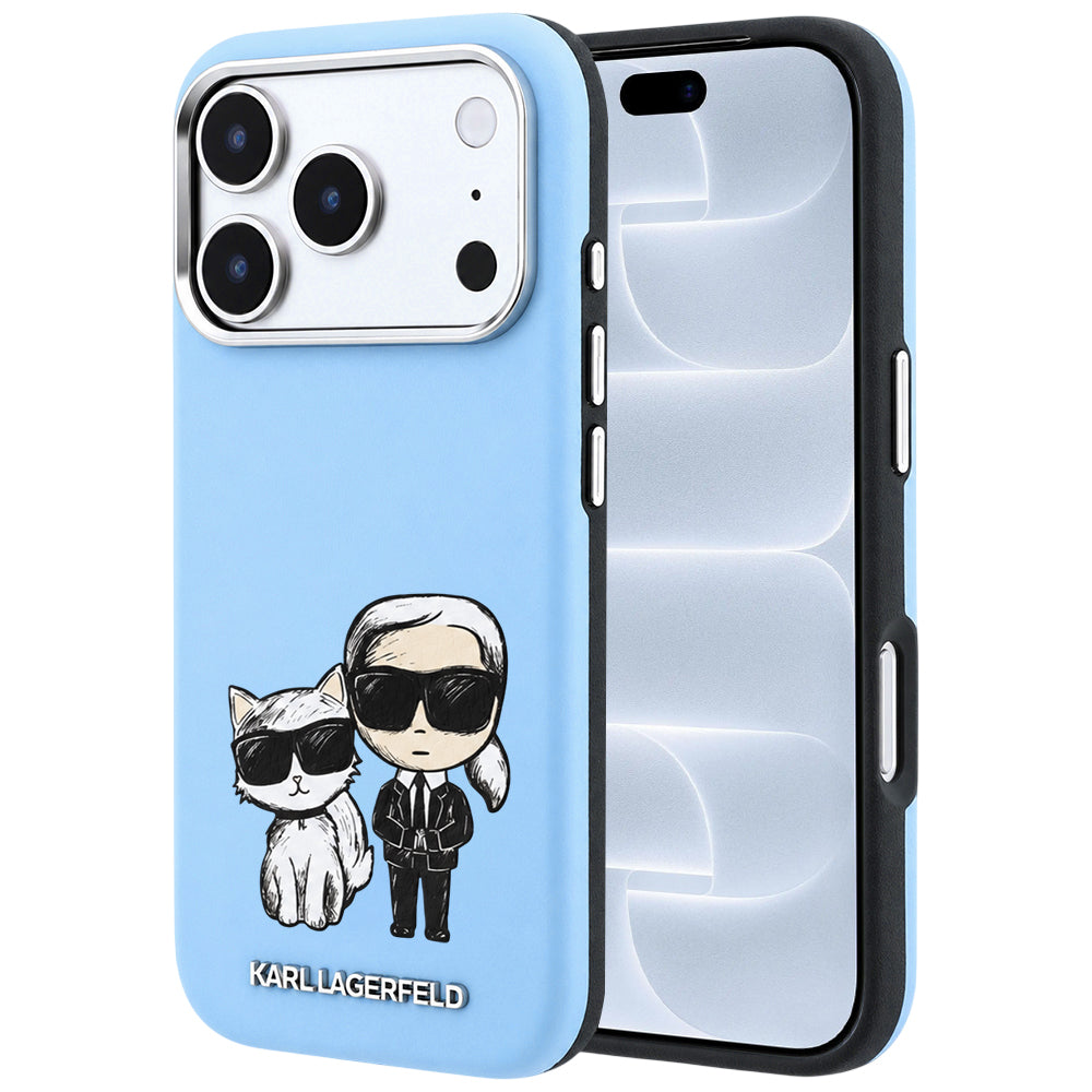 MagSafe futrola za Apple iPhone 18 Pro / 17 Pro, Karl Lagerfeld, KC Bodies Sketch, Plava