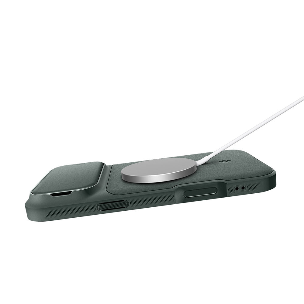 MagSafe futrola za Apple iPhone 18 Pro / 17 Pro, Spigen, Optik Armor, Zelena ACS09954