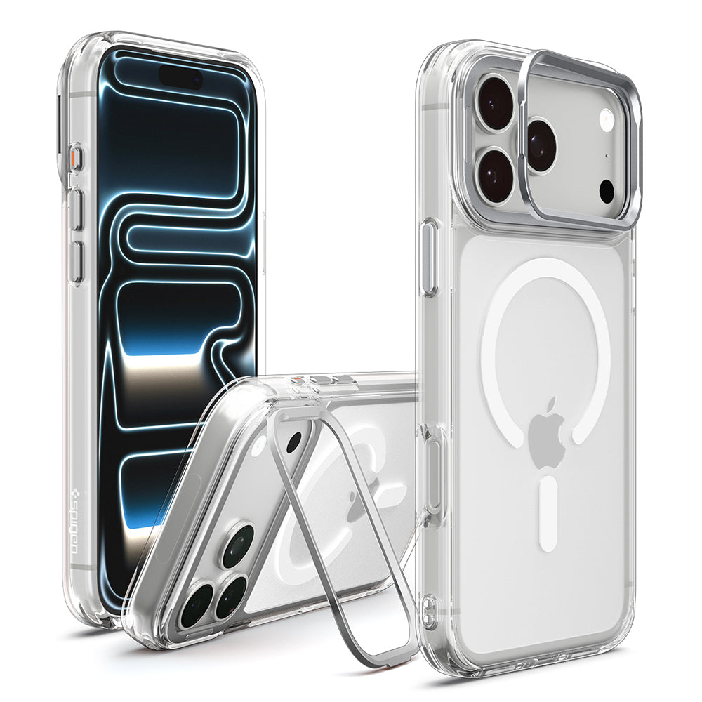 MagSafe futrola za Apple iPhone 18 Pro / 17 Pro, Spigen, Ultra Hybrid Optik S, Srebrno Providna ACS11921