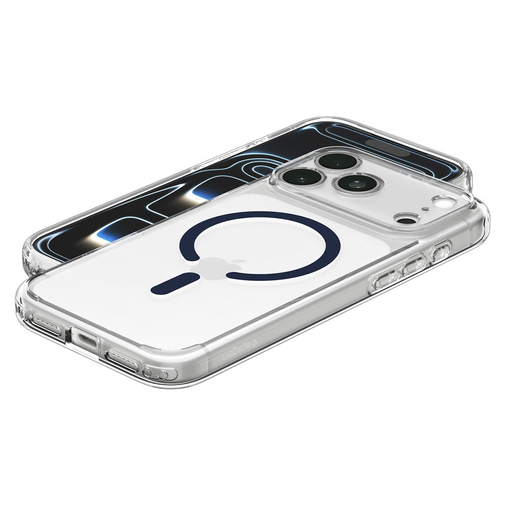 MagSafe futrola za Apple iPhone 18 Pro / 17 Pro, Spigen, Ultra Hybrid, Providna Tamnoplava ACS12158