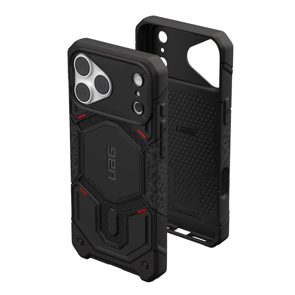 MagSafe futrola za Apple iPhone 18 Pro / 17 Pro, Urban Armor Gear, Monarch Pro Kevlar, Crna