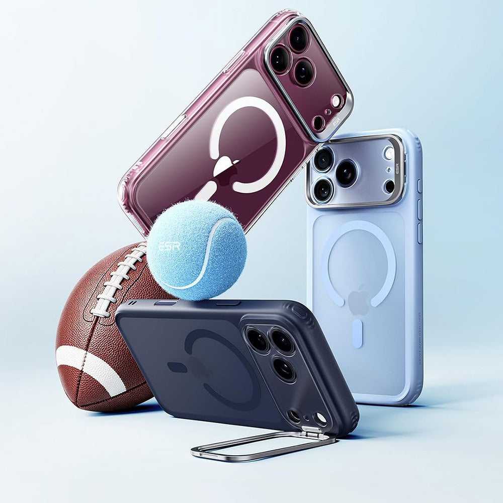 MagSafe futrola za Apple iPhone 18 Pro Max / 17 Pro Max, ESR, Classic Hybrid Kickstand, Tamno Saten Bordo