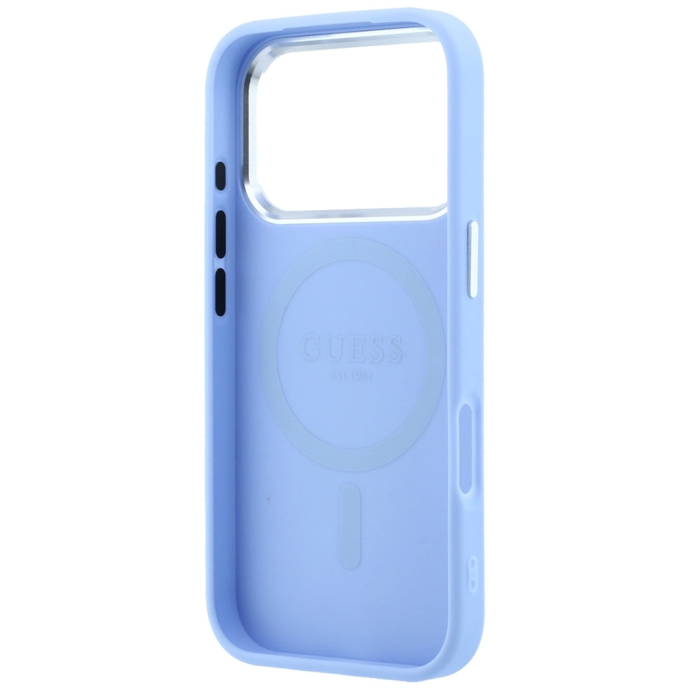 MagSafe futrola za Apple iPhone 18 Pro Max / 17 Pro Max, Guess, Grained Triangle Logo, Plava