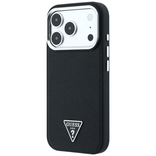 MagSafe futrola za Apple iPhone 18 Pro Max / 17 Pro Max, Guess, Grained Triangle Logo, Crna