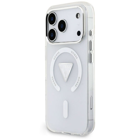 MagSafe maska za Apple iPhone 18 Pro Max / 17 Pro Max, Guess, IML Gradient Triangle Logo, providna