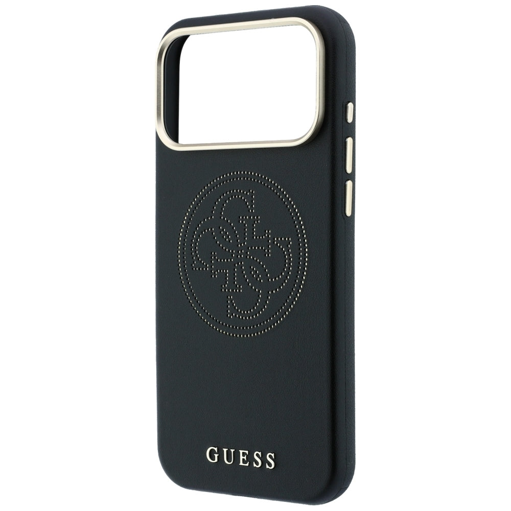 MagSafe futrola za Apple iPhone 18 Pro Max / 17 Pro Max, Guess, Perforated 4G, Crna