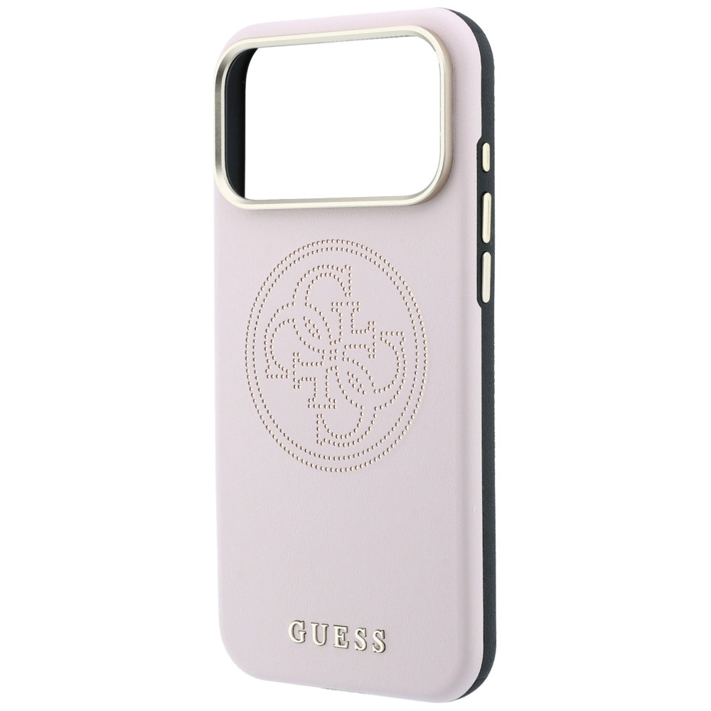 MagSafe futrola za Apple iPhone 18 Pro Max / 17 Pro Max, Guess, Perforated 4G, Roze