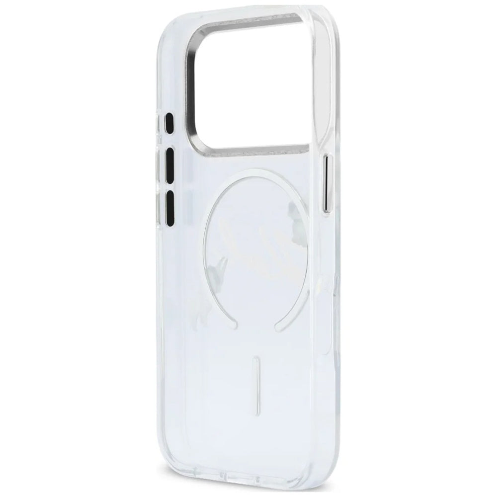 MagSafe futrola za Apple iPhone 18 Pro Max / 17 Pro Max, Karl Lagerfeld, IML Choupette Karl Script Logo, Providna