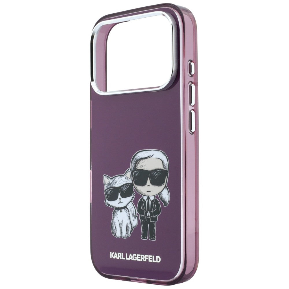 MagSafe futrola za Apple iPhone 18 Pro Max / 17 Pro Max, Karl Lagerfeld, IML KC Bodies Sketch Print, Bordo
