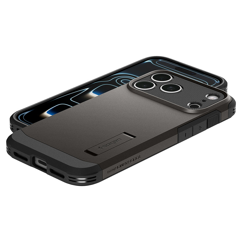 MagSafe futrola za Apple iPhone 18 Pro Max / 17 Pro Max, Spigen, Tough Armor T, Siva ACS12137
