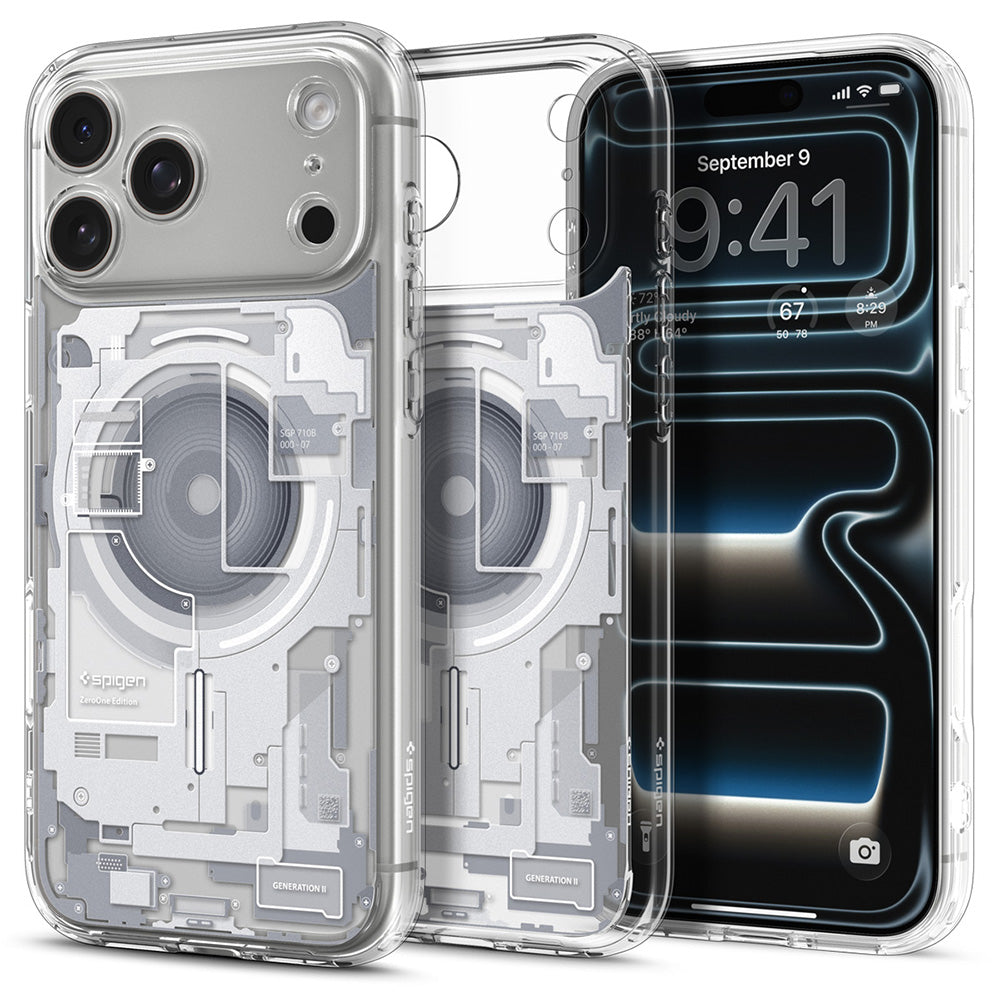 MagSafe futrola za Apple iPhone 18 Pro Max / 17 Pro Max, Spigen, Ultra Hybrid Zero One, Bela ACS12126