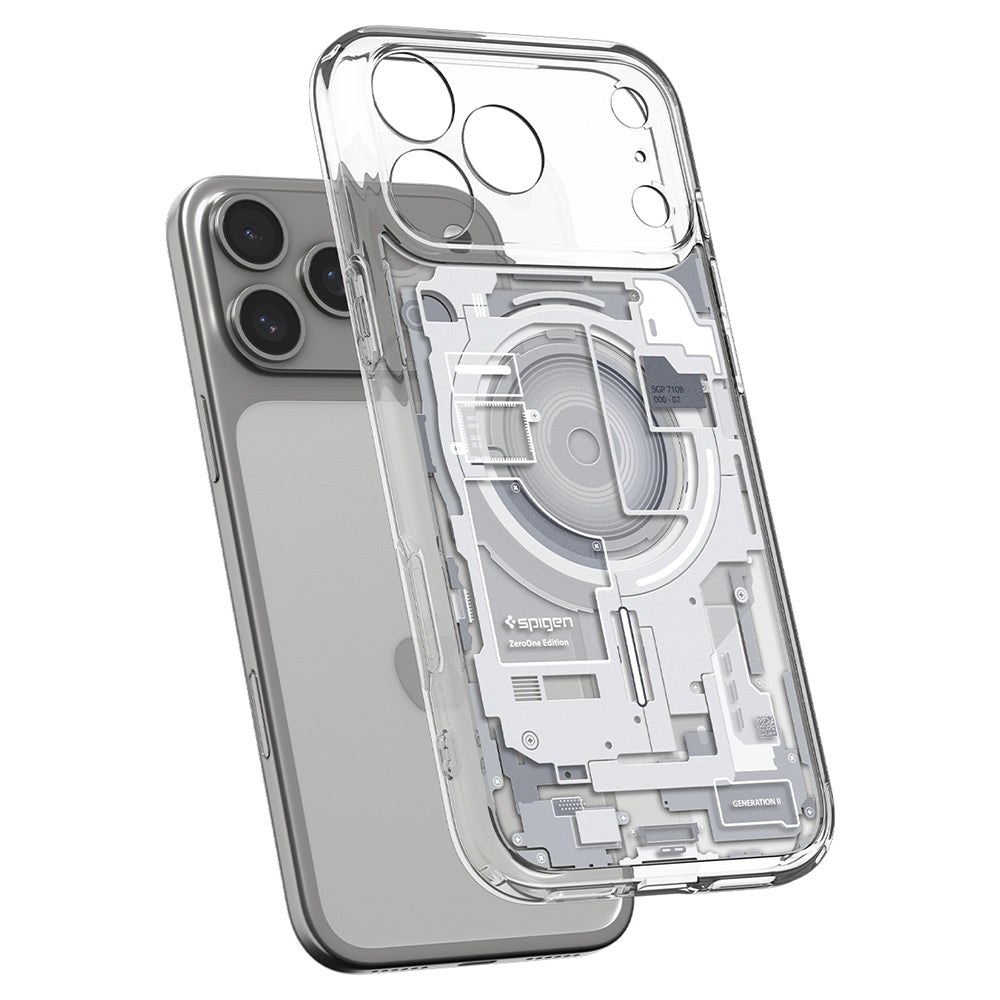MagSafe futrola za Apple iPhone 18 Pro Max / 17 Pro Max, Spigen, Ultra Hybrid Zero One, Bela ACS12126