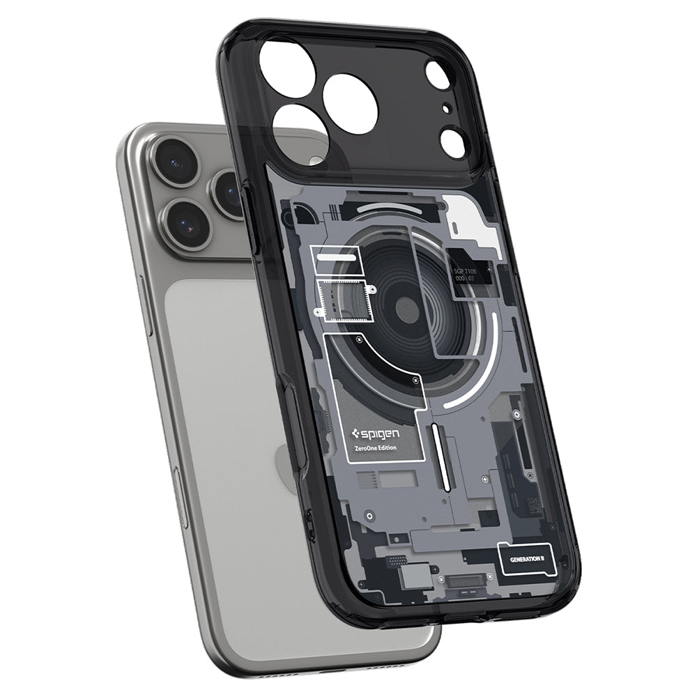 MagSafe futrola za Apple iPhone 18 Pro Max / 17 Pro Max, Spigen, Ultra Hybrid Zero One, Crna ACS12128