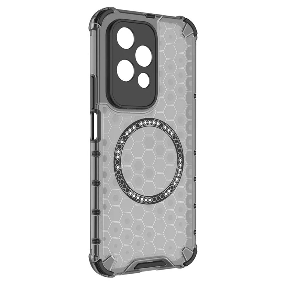 MagSafe futrola za Honor 200 Lite, Techsuit, HoneyComb Shield, Crna