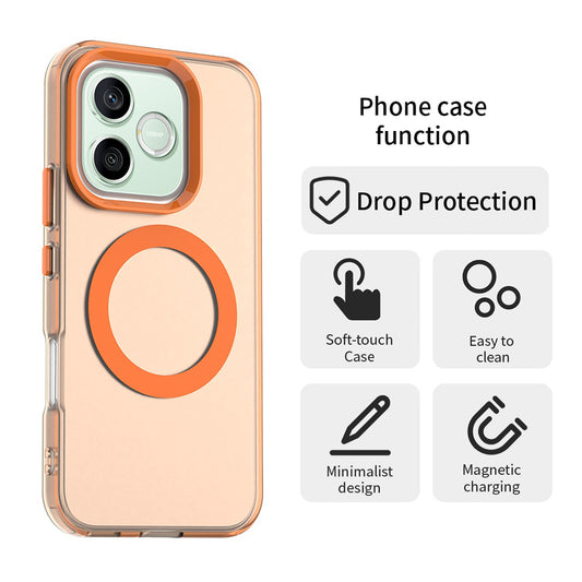 MagSafe futrola za Honor 600 Lite, Techsuit, CandyCase, Narandžasta
