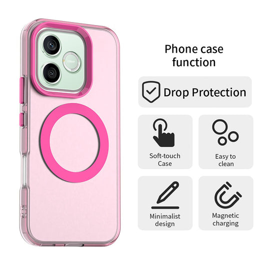 MagSafe futrola za Honor 600 Lite, Techsuit, CandyCase, Roze