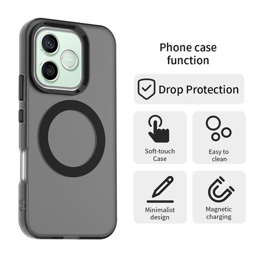 MagSafe futrola za Honor 600 Pro / 600, Techsuit, CandyCase, Crna