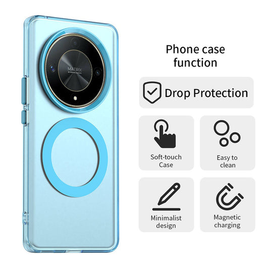 MagSafe futrola za Honor Magic6 Lite, Techsuit, CandyCase, Plava