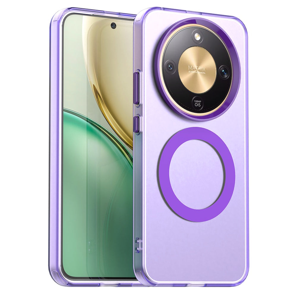 Futrola MagSafe za Honor Magic8 Lite, Techsuit, CandyCase, Ljubičasta