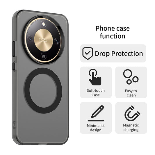 Futrola MagSafe za Honor Magic8 Lite, Techsuit, CandyCase, Crna