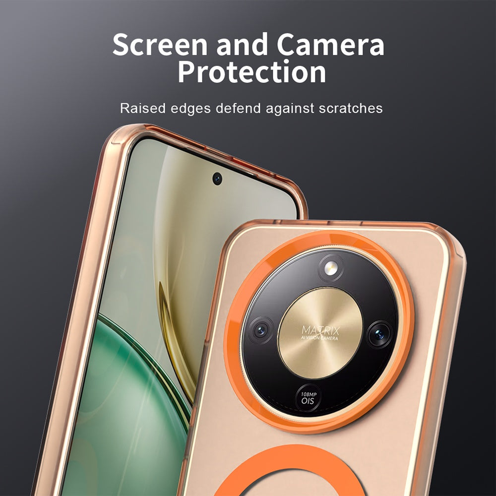 Futrola MagSafe za Honor Magic8 Lite, Techsuit, CandyCase, Narandžasta