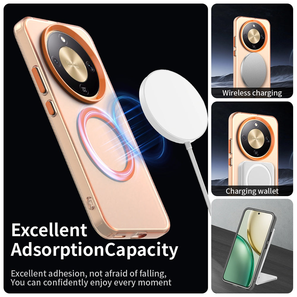 Futrola MagSafe za Honor Magic8 Lite, Techsuit, CandyCase, Narandžasta