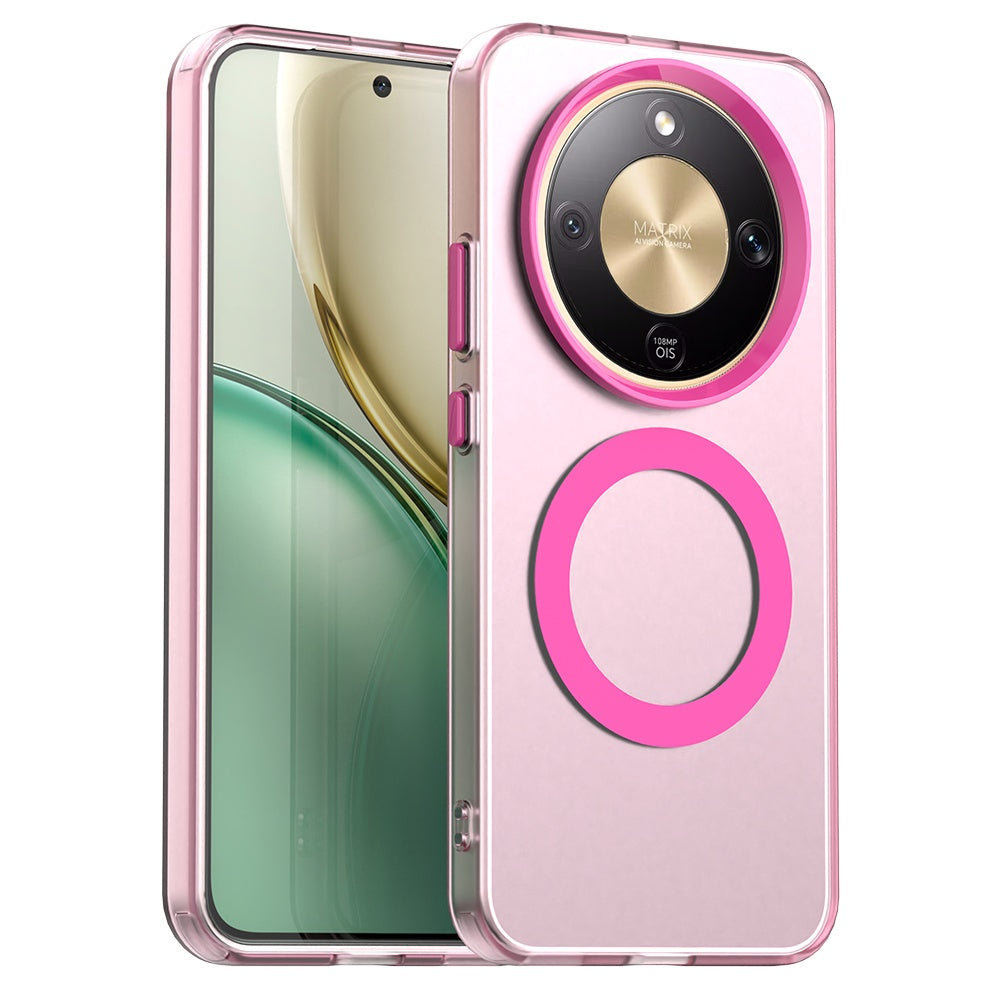 Futrola MagSafe za Honor Magic8 Lite, Techsuit, CandyCase, Roze