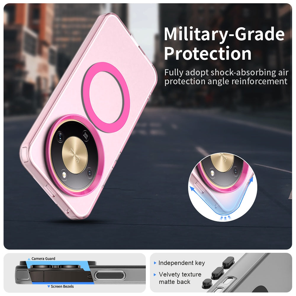 Futrola MagSafe za Honor Magic8 Lite, Techsuit, CandyCase, Roze