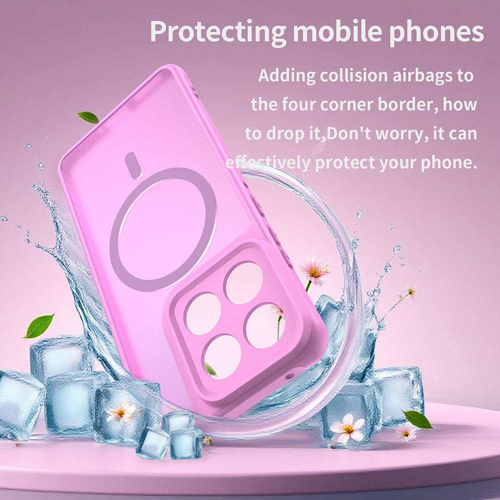 Futrola MagSafe za Motorola Edge 70, Techsuit, HaloFrost II, Roze
