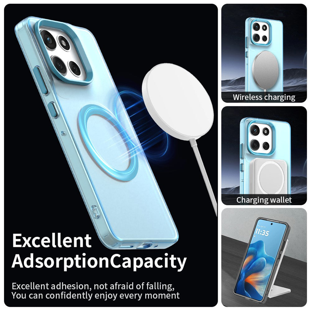 Futrola MagSafe za Motorola Moto G86, Techsuit, CandyCase, Plava