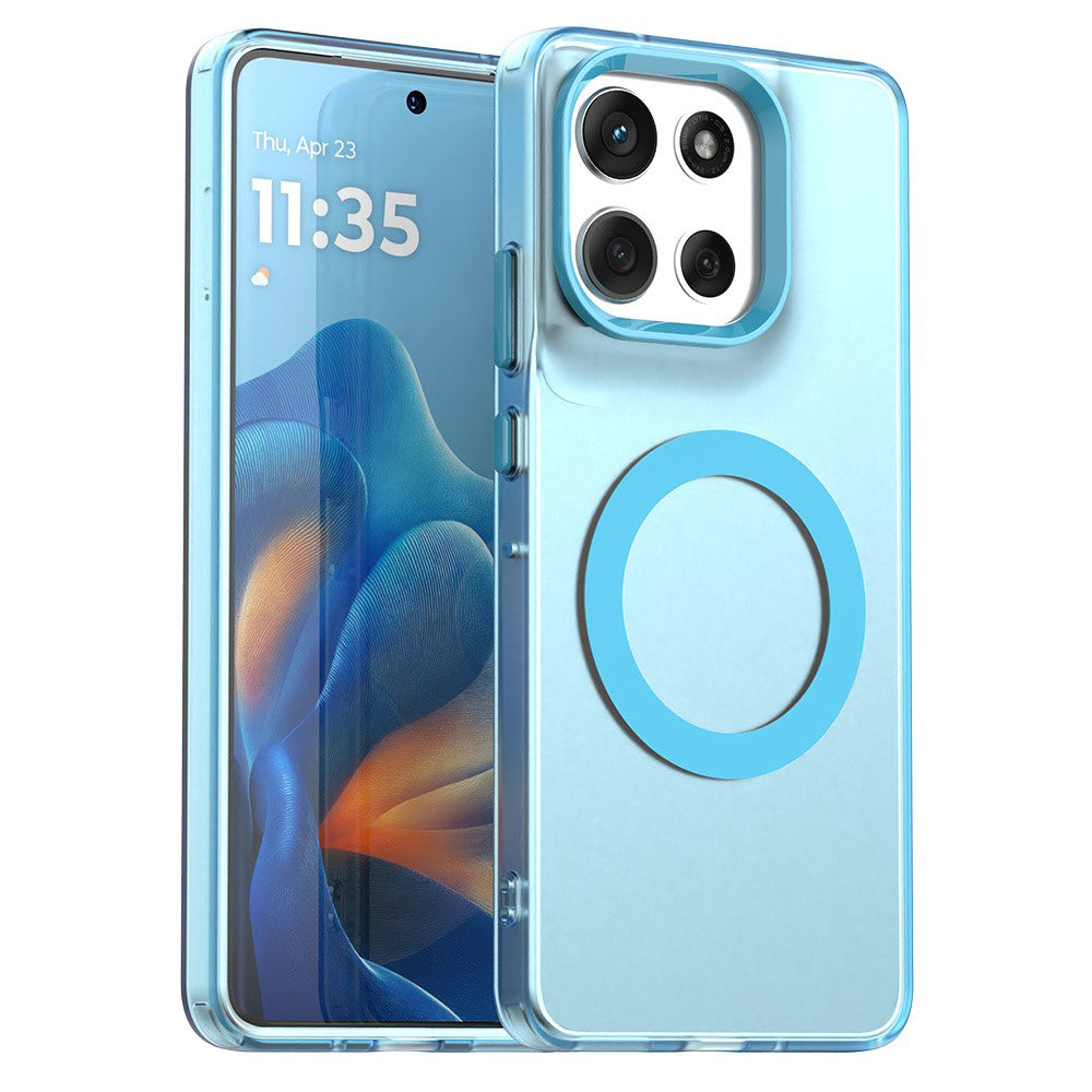 Futrola MagSafe za Motorola Moto G86, Techsuit, CandyCase, Plava