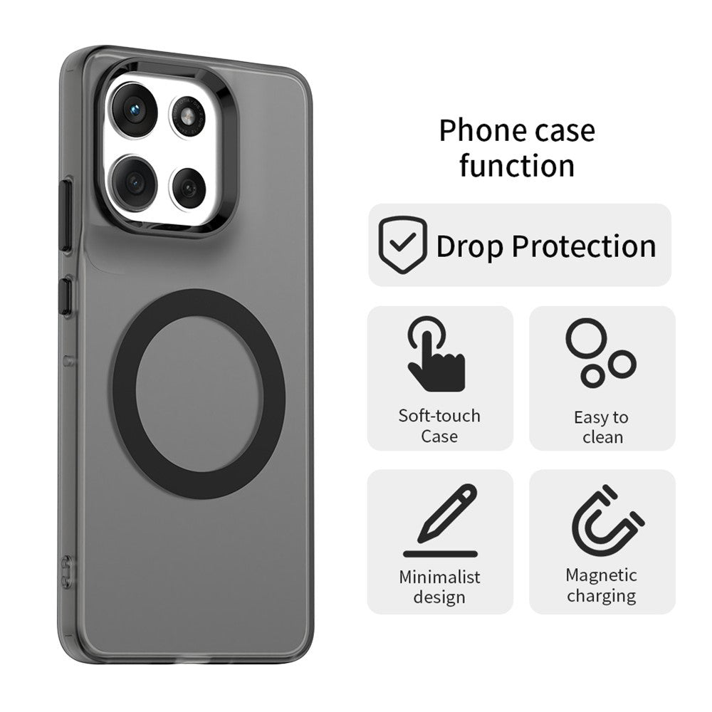 Futrola MagSafe za Motorola Moto G86, Techsuit, CandyCase, Crna