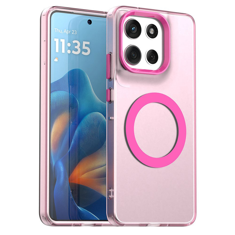 Futrola MagSafe za Motorola Moto G86, Techsuit, CandyCase, Roze