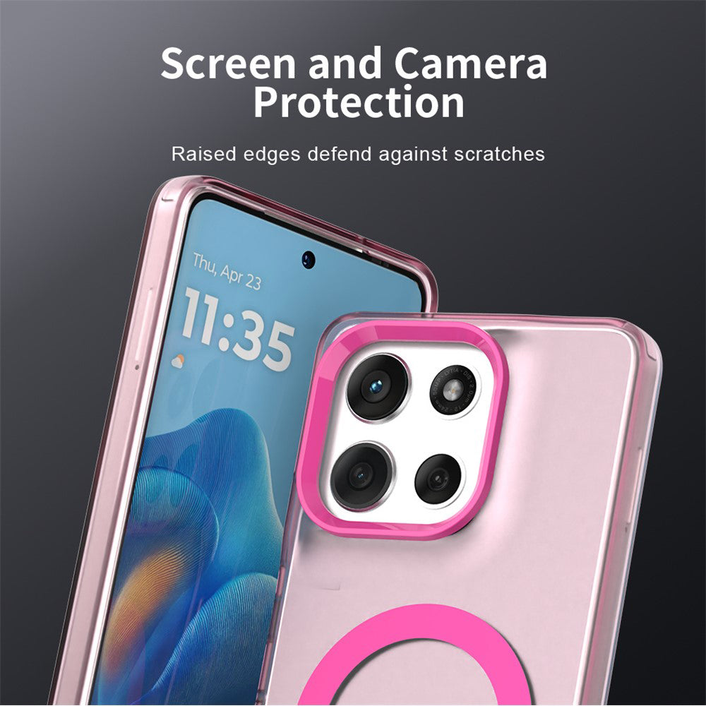 Futrola MagSafe za Motorola Moto G86, Techsuit, CandyCase, Roze