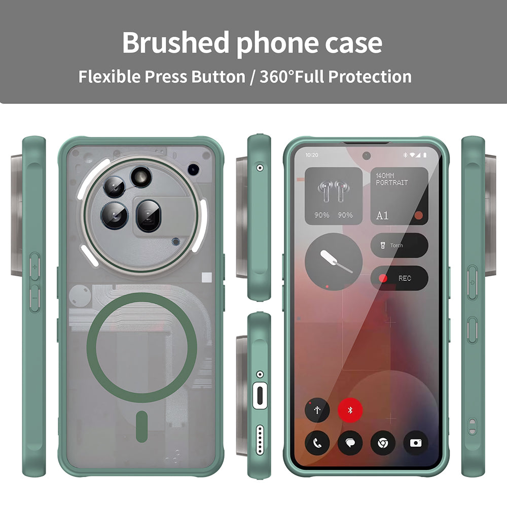 MagSafe futrola za Nothing Phone (3a) Pro, Techsuit, HaloFrost II, Zelena