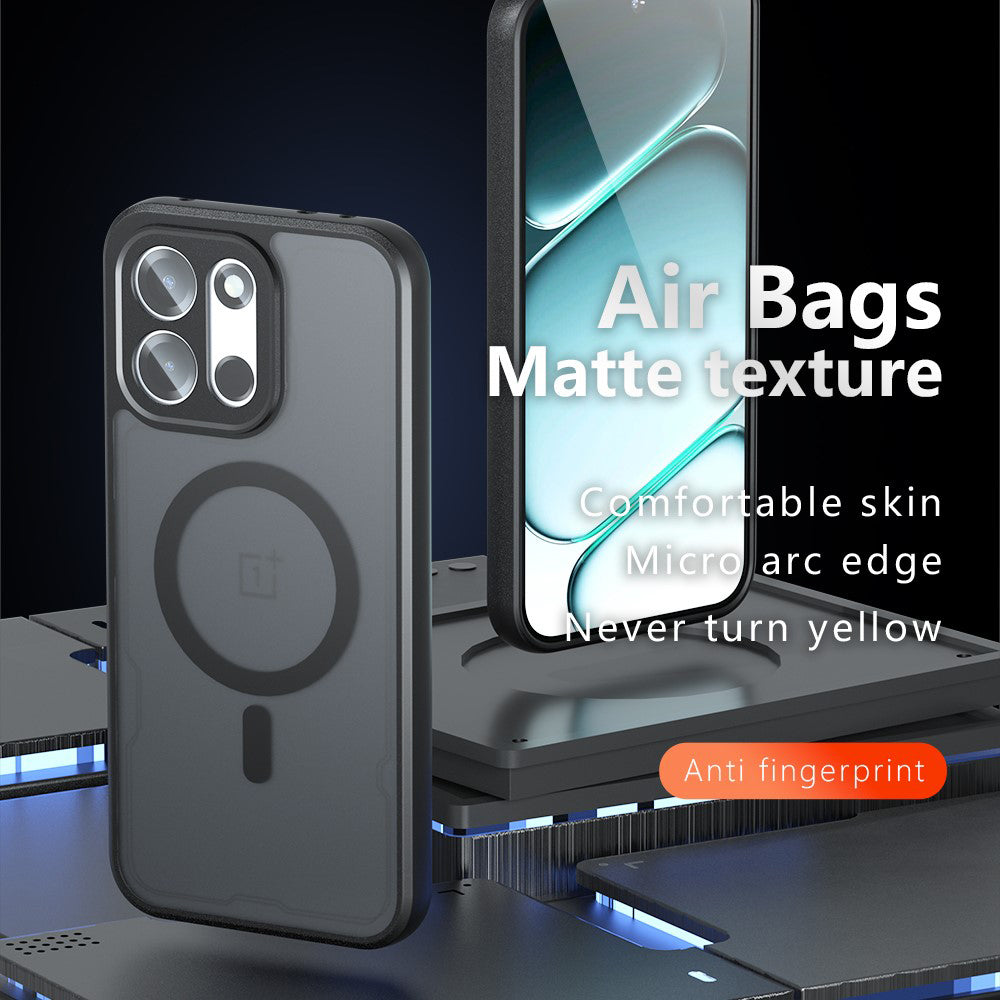 MagSafe futrola za OnePlus Nord 6, Techsuit, PureFrost, Crna Satenska