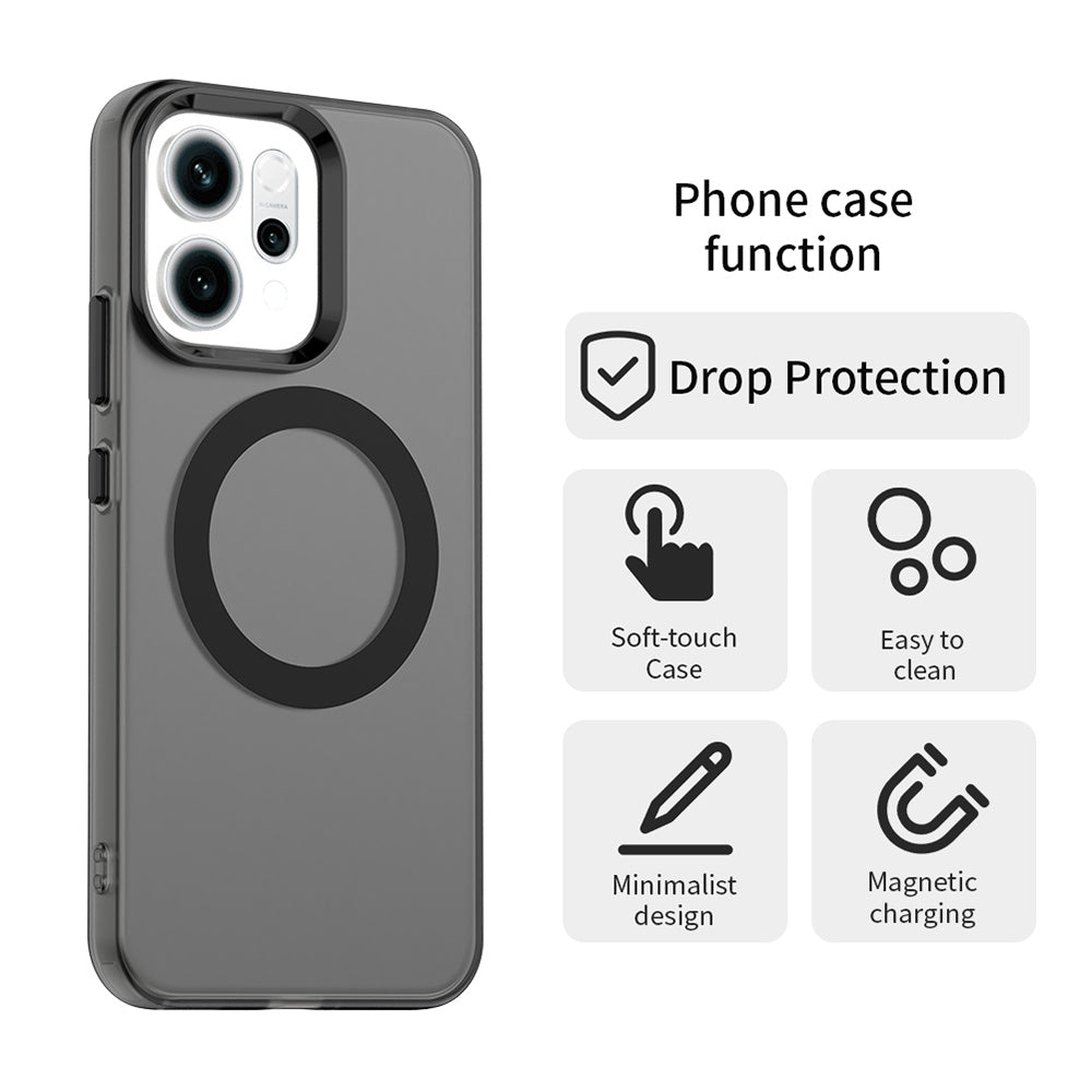 Futrola MagSafe za Oppo Reno14, Techsuit, CandyCase, Crna