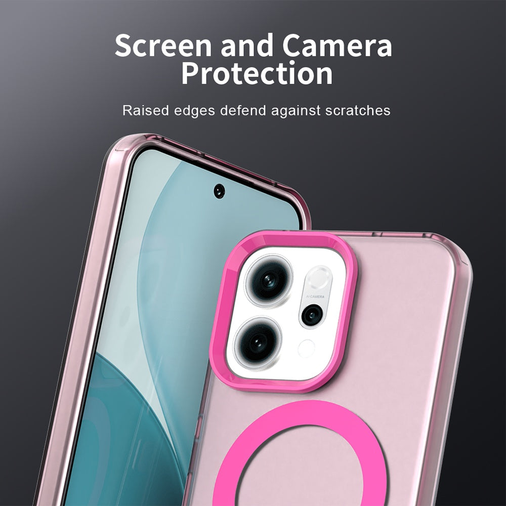 Futrola MagSafe za Oppo Reno14, Techsuit, CandyCase, Roze