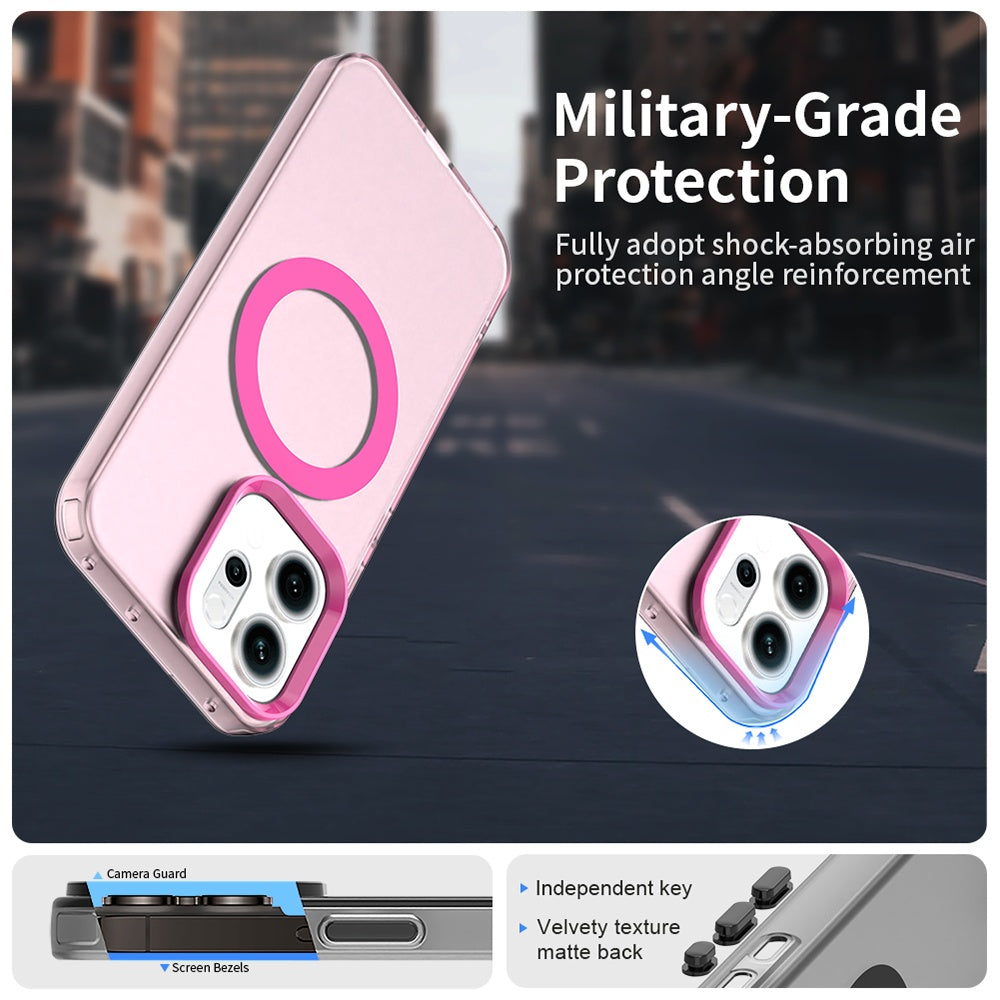 Futrola MagSafe za Oppo Reno14, Techsuit, CandyCase, Roze